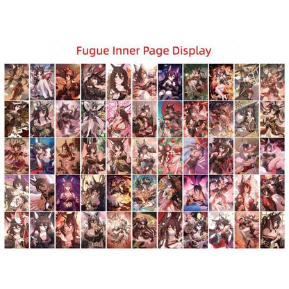 Star Rail  Holographic Card Set - 55-Piece Holographic Trading Collector Set with Scratch-Resistant Sleeves for Fans and Gamers