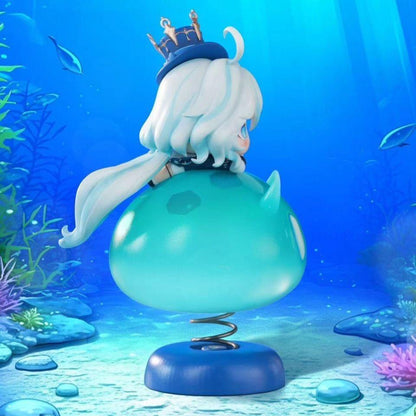 Furina Hu Tao Klee Genshin Figurines Desk & Car Ornament - Anime Chibi Bobble  with 50 Stickers Gift - Zllada