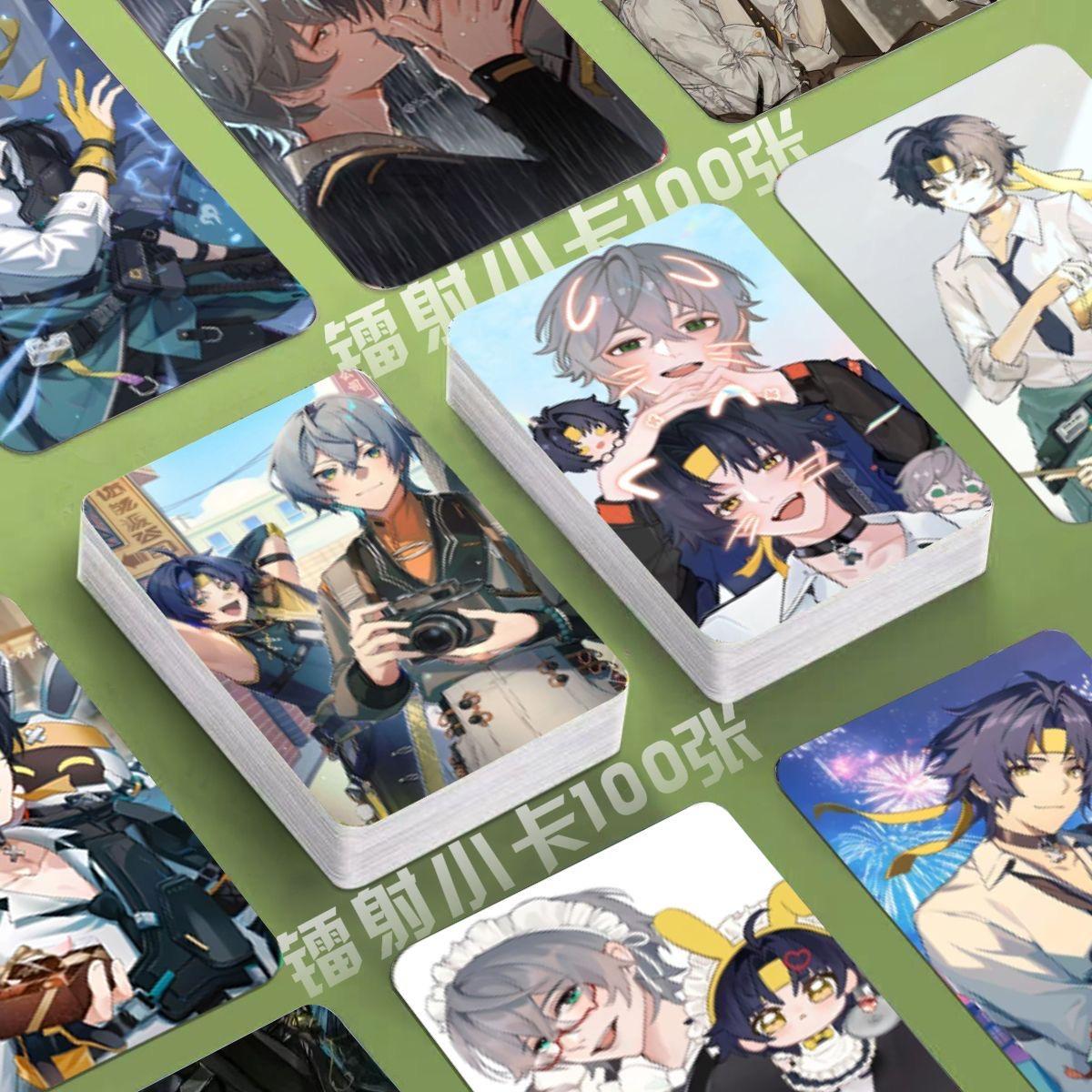 Zone Zero Cards Merch Set - 50 Pcs Holographic Trading Collector Set for Fans and Gamers