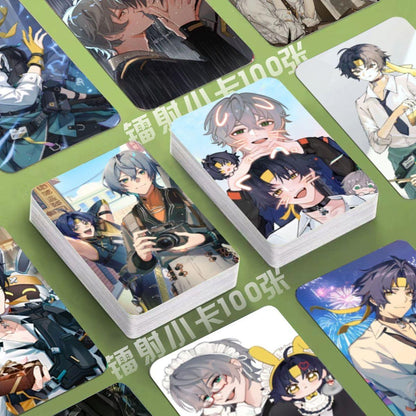 Zone Zero Cards Merch Set - 50 Pcs Holographic Trading Collector Set for Fans and Gamers