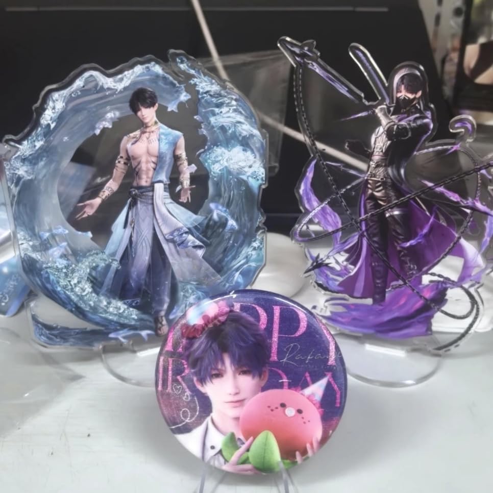 Rafayel Love Deepspace Acrylic Standee - Zayne, Xavier, Sylus, Caleb Figures for Desk Display - Fan Art Collection Decoration