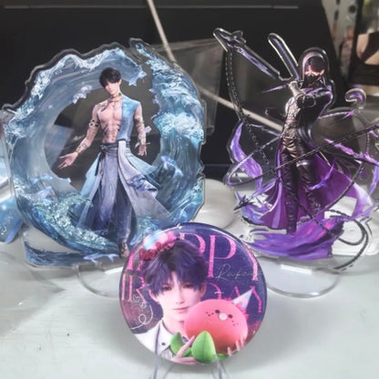 Rafayel Love Deepspace Acrylic Standee - Zayne, Xavier, Sylus, Caleb Figures for Desk Display - Fan Art Collection Decoration