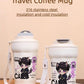 Love Deepspace Mug Cup - 480ml Travel Cold Hot Drinks - 316 Stainless Steel Insulated Coffee Cup with Dual-Use Lid - Leak-Proof Design & Portable Hand Strap - Anime Game Gift for Fans