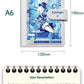 Honkai Star Rail 7 marzo Journal Planner - Anime Merch Game Figure - Raccoglitore in acciaio inossidabile in pelle PU da 160 pagine con chiusura magnetica - Regalo per compleanno, anniversario