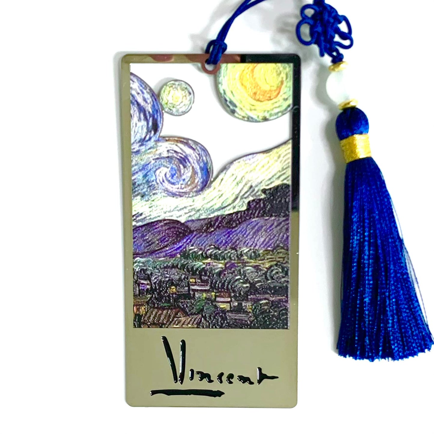 Zllada Metal Van Gogh Bookmarks - Unique Gifts - Bookmarks for Women Teacher Appreciation Gifts for Retirement - Inspirational Graduation Anniversary Gifts - Christmas New Year