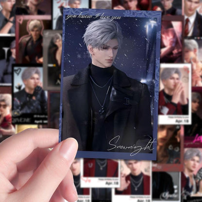 108 Pcs Caleb Love Deepspace Instant Photo Stickers - Waterproof DIY Decals for Laptop, Fridge, Decor Zayne Xavier Rafayel Sylus Caleb - Cute Anime Fan Gift - Zllada