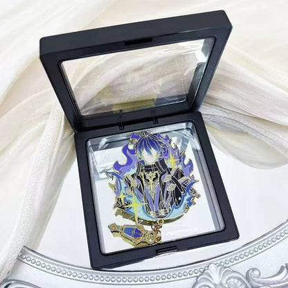 Flins Genshin Character Pin Badges - Refrigerator Magnet Anime Game Merch Gift for Fans and Students - Zllada