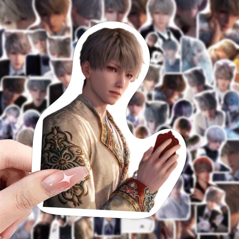 200 Pcs Caleb Love Deepspace Stickers - Waterproof DIY Decals for Laptop, Fridge, Cup, Wall Decor Zayne Xavier Rafayel Sylus Caleb - Anime Fan Gift