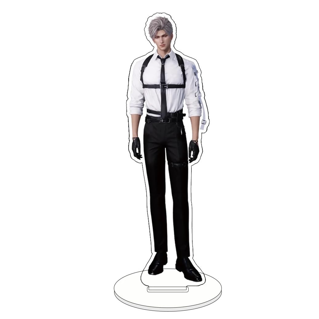 Sylus Love Deepspace Acrylic Standee - 10cm Character Figures (Zayne/Xavier/Rafayel/Sylus/Caleb) for Desk & Shelf  Zouven
