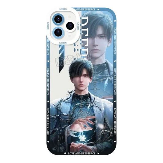 Zayne Love and Deepspace Character Phone Case - Compatible with iPhone 16, 15, 14, 13, 12, 11 Series, Transparent Silicone, Love and Deep space Merchandise for Various Models - Zllada