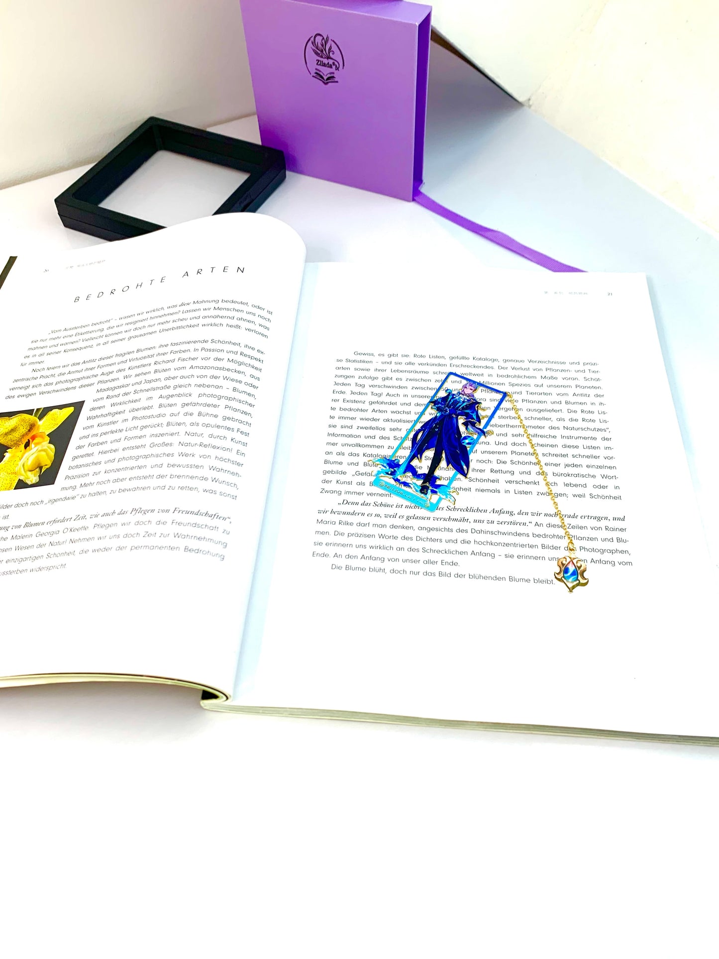 Genshin Impact Bookmarks March Neuvillette | Gift Metal Bookmarks | Zllada