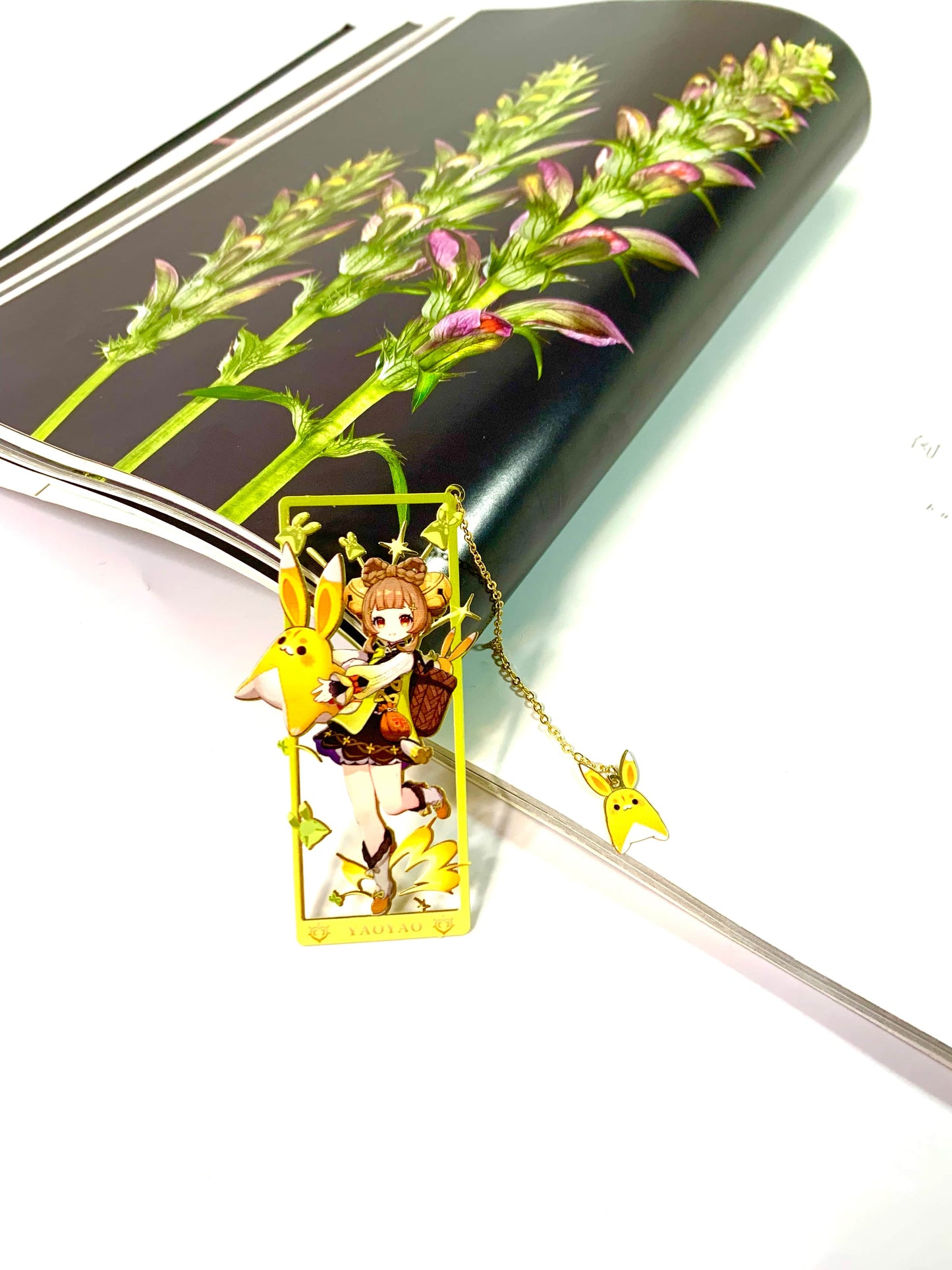 Genshin Impact Bookmarks March Yaoyao | Gift Metal Bookmarks | Zllada