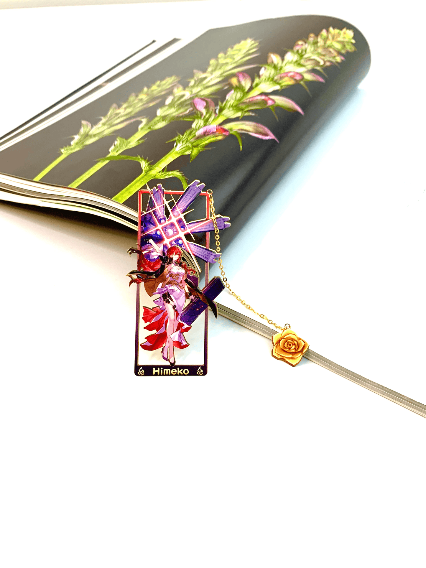 Honkai Star Rail Bookmarks Merch Himeko|Gift Metal Bookmarks|Zllada