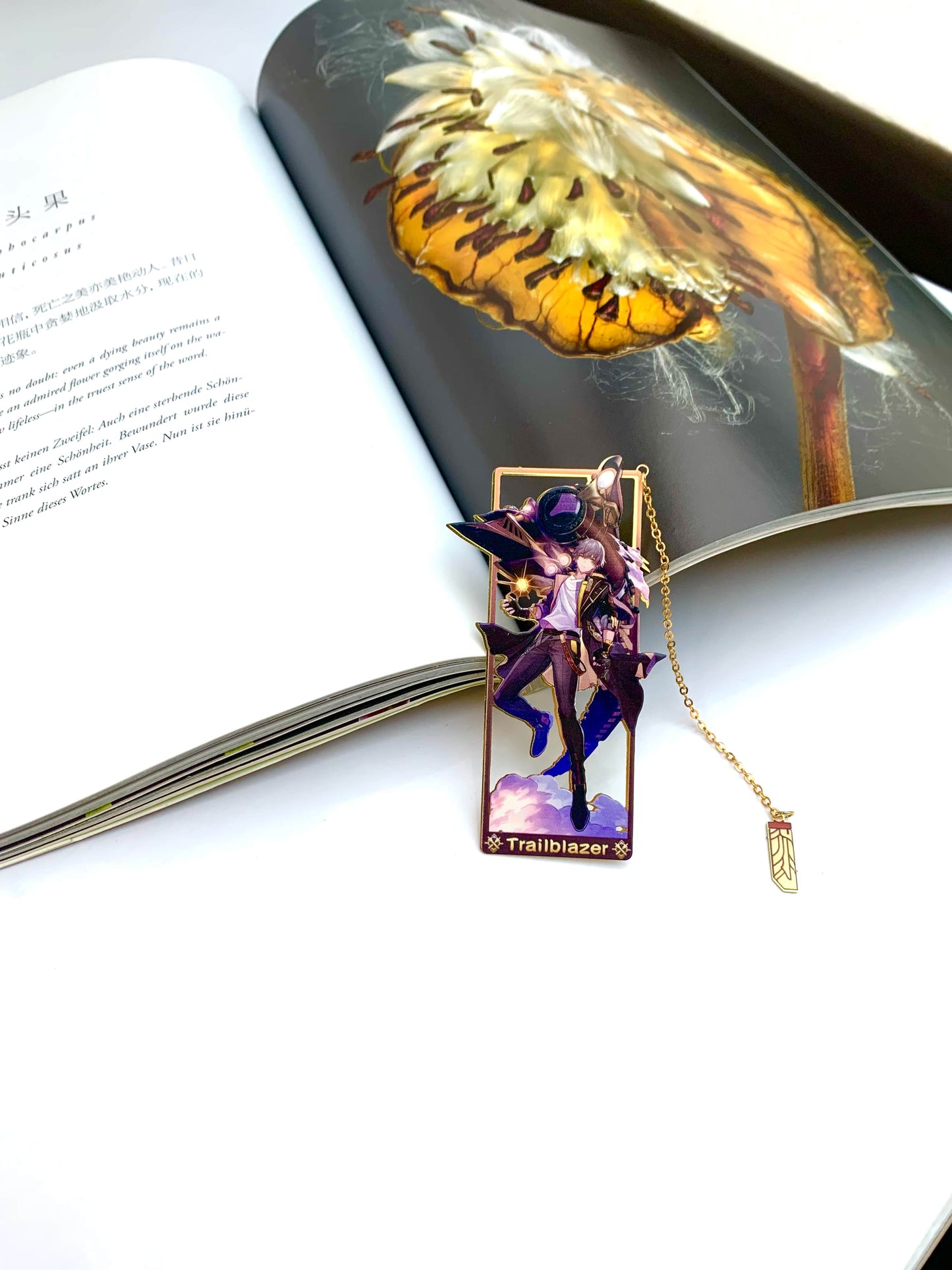 Honkai Star Rail Bookmarks Merch Trailblazer Men |Gift Metal Bookmarks|Zllada