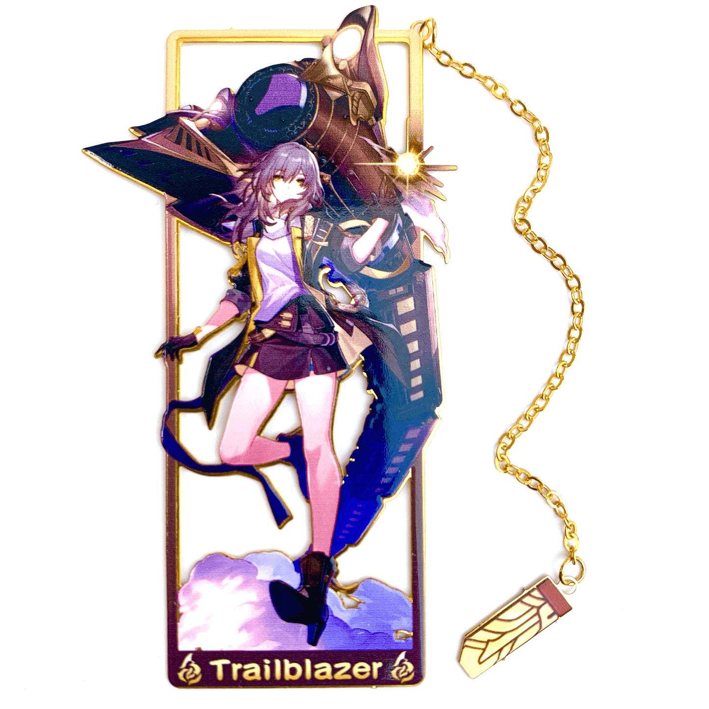 Honkai Star Rail Bookmarks Merch Trailblazer Women|Gift Metal Bookmarks|Zllada