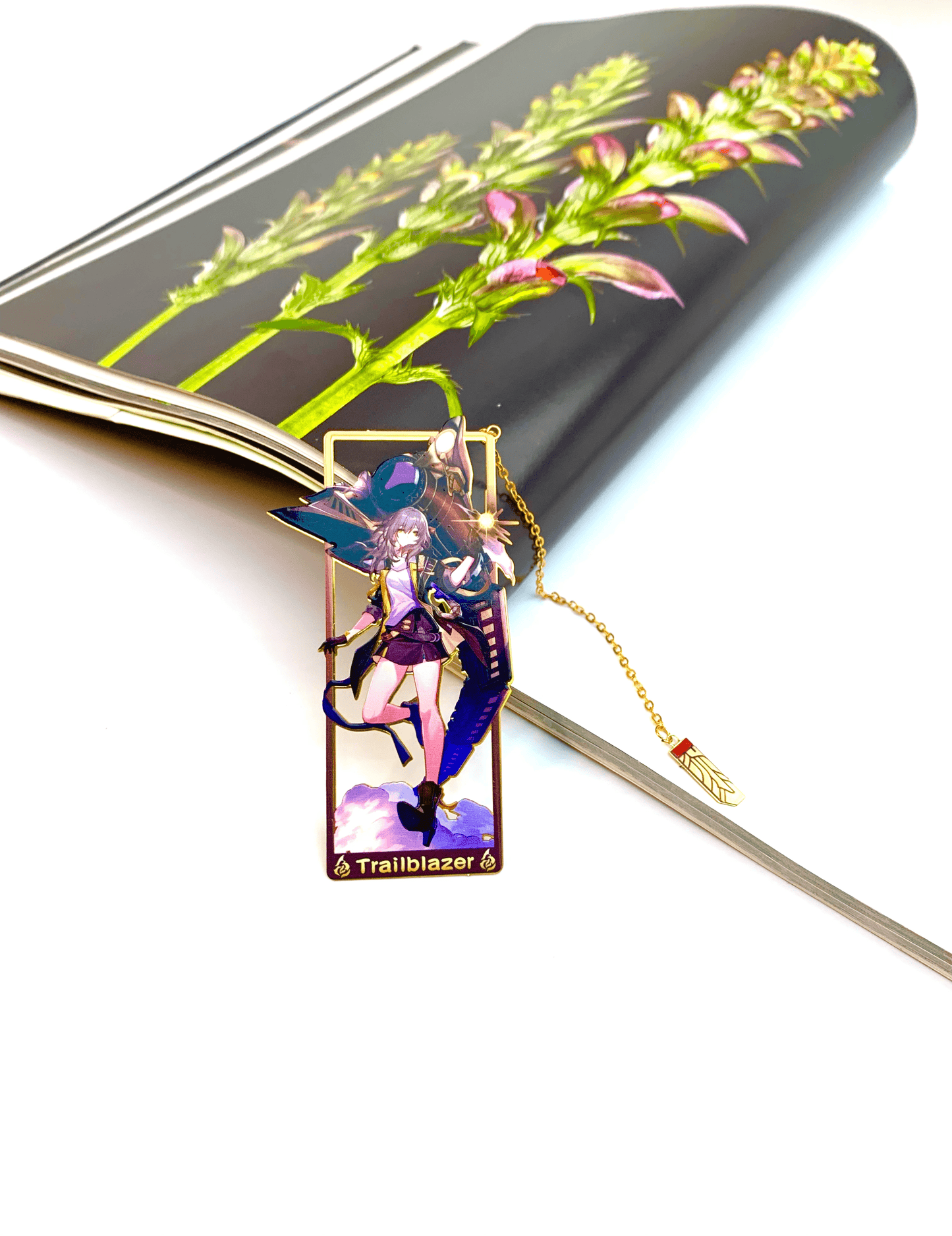 Honkai Star Rail Bookmarks Merch Trailblazer Women|Gift Metal Bookmarks|Zllada