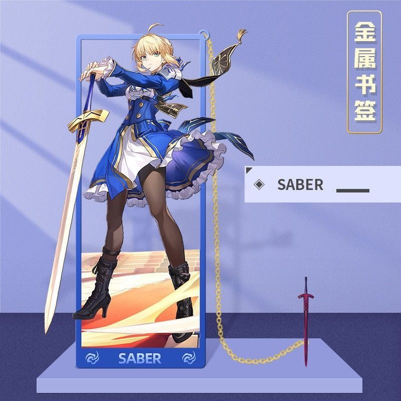 Honkai Star Rail Acheron Metal Bookmark - Anime Figure Merch with 3D Display Box - Birthday Gifts for Fans Friends Gamer Book Lovers - Zllada