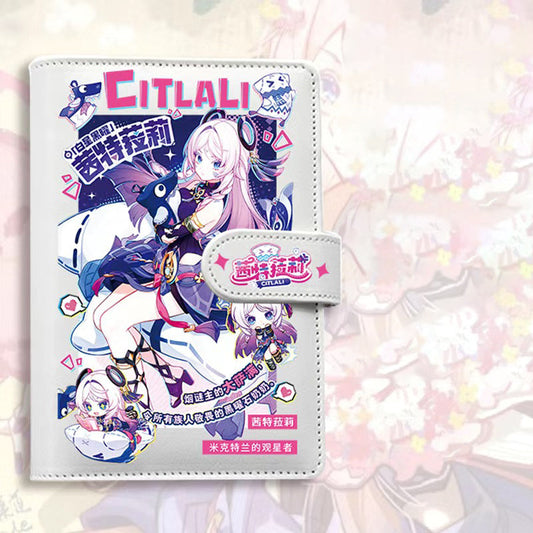 Citlali Genshin Impact Journal Planner - Anime Merch Game Figure - Stainless Steel Binder PU Leather 160 Pages with Magnetic Closure - Gift for Birthday Anniversary - Zllada
