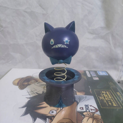 Peripheral Magic Show Series Lynette Surprise Cat Box Shaker Decoration Genshin Figurines Desk & Car Ornament - Anime Chibi Bobble  with 50 Stickers Gift - Zllada