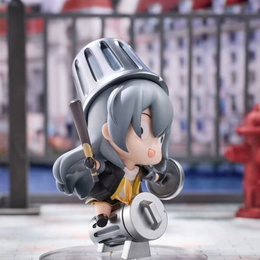 Star Rail Chibi Trailblazer - Stelle Trash Can Knight Figurine -  Cute Girl Model Trendy Toy Decoration