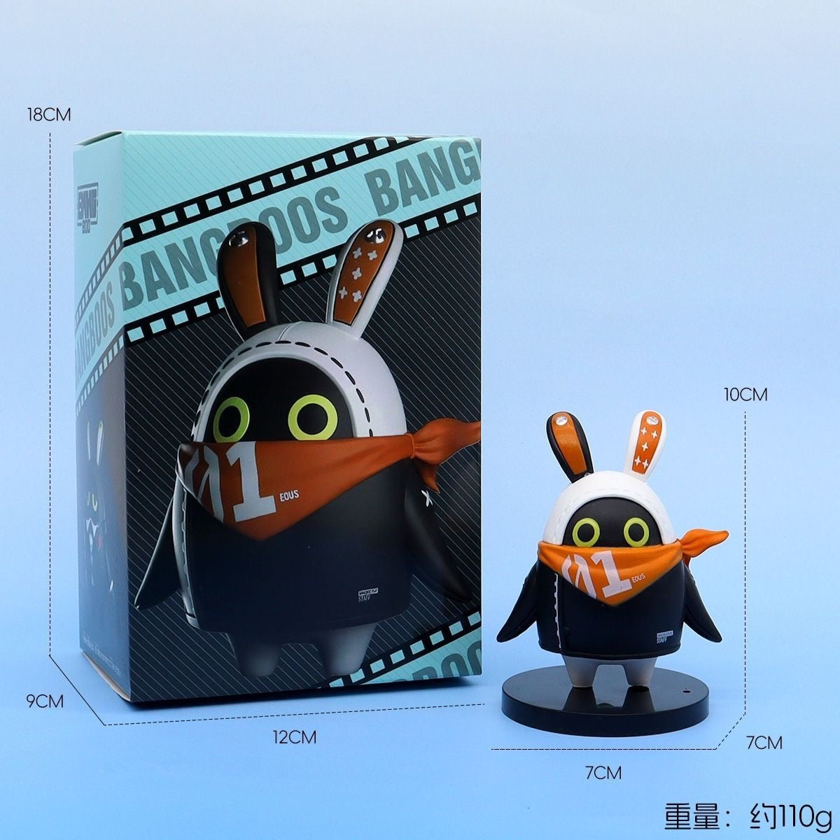 Zone Zero GK Figurine, Bangbo & Buyi Stand, Etes Anime Doll, Desktop Barret Plush