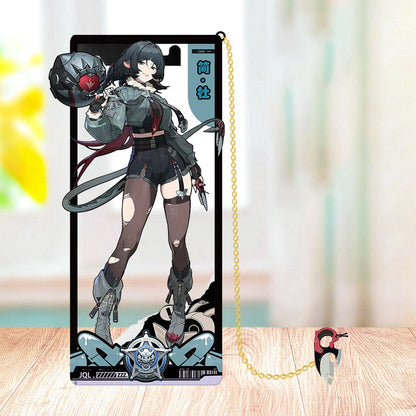 Zone Zero Brass Bookmarks Merch - Brass Character Collection with 3D Cosmic Display Box Merchandise for Fans - Zllada