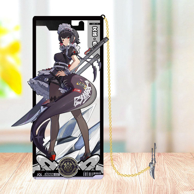 Zone Zero Brass Bookmarks Merch - Brass Character Collection with 3D Cosmic Display Box Merchandise for Fans - Zllada