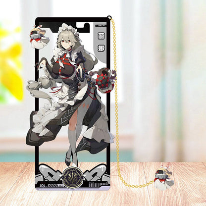 Zone Zero Brass Bookmarks Merch - Brass Character Collection with 3D Cosmic Display Box Merchandise for Fans - Zllada