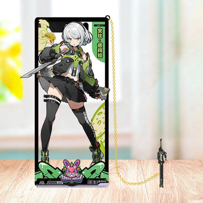 Zone Zero Brass Bookmarks Merch - Brass Character Collection with 3D Cosmic Display Box Merchandise for Fans - Zllada
