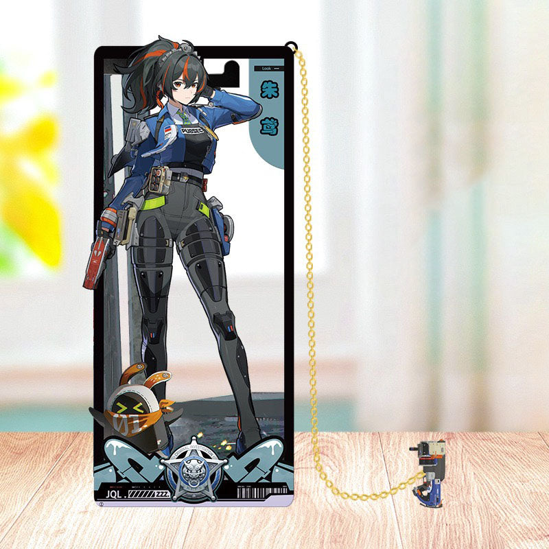 Zone Zero Brass Bookmarks Merch - Brass Character Collection with 3D Cosmic Display Box Merchandise for Fans - Zllada