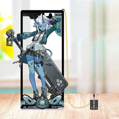 Zone Zero Brass Bookmarks Merch - Brass Character Collection with 3D Cosmic Display Box Merchandise for Fans - Zllada