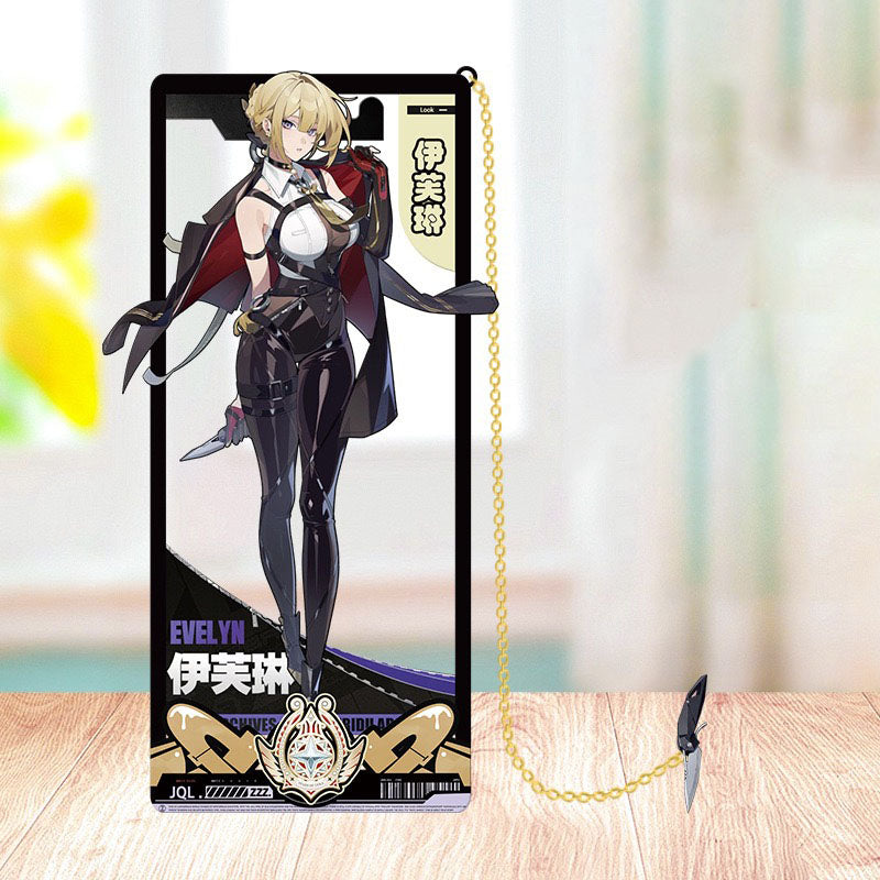 Zone Zero Brass Bookmarks Merch - Brass Character Collection with 3D Cosmic Display Box Merchandise for Fans - Zllada