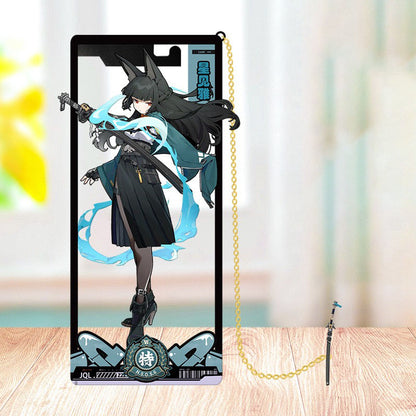 Zone Zero Brass Bookmarks Merch - Brass Character Collection with 3D Cosmic Display Box Merchandise for Fans - Zllada