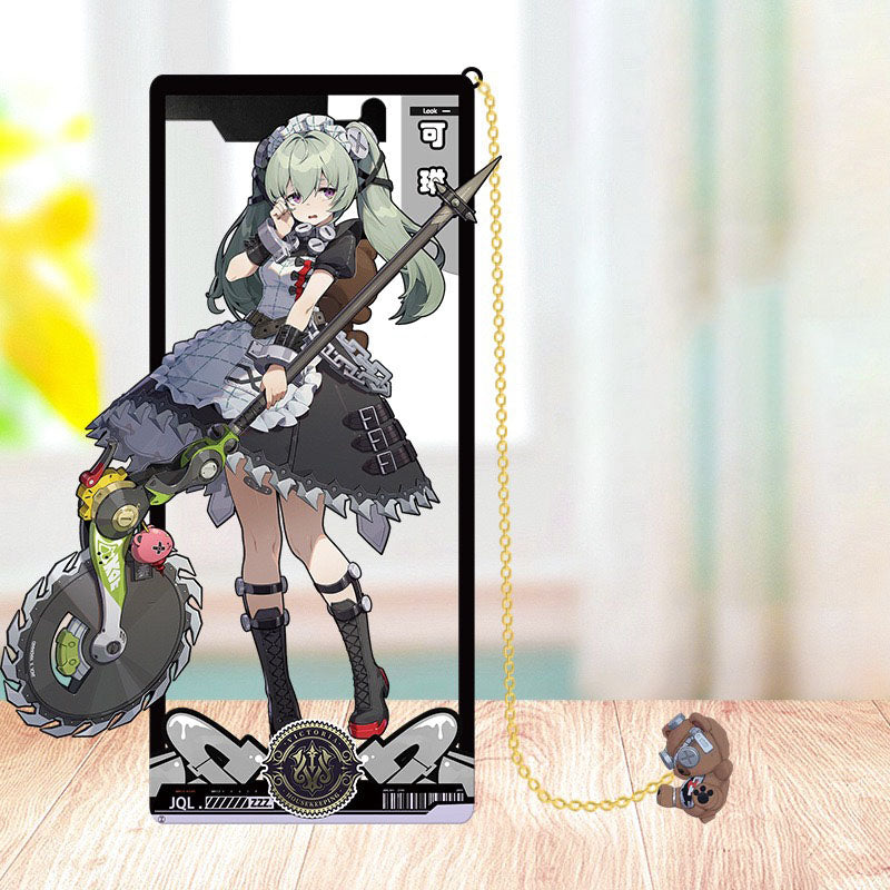 Zone Zero Brass Bookmarks Merch - Brass Character Collection with 3D Cosmic Display Box Merchandise for Fans - Zllada