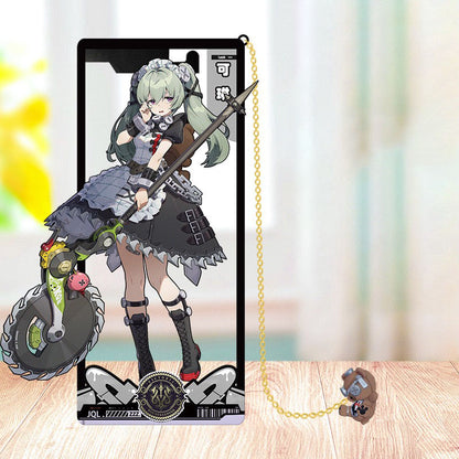 Zone Zero Brass Bookmarks Merch - Brass Character Collection with 3D Cosmic Display Box Merchandise for Fans - Zllada