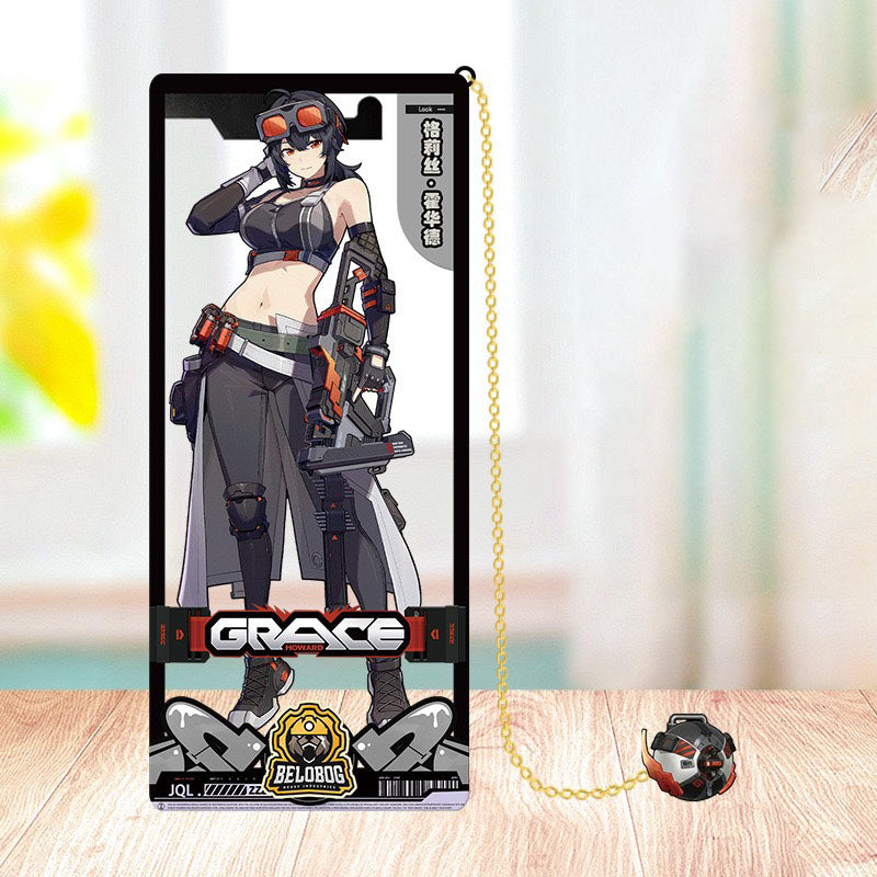 Zone Zero Brass Bookmarks Merch - Brass Character Collection with 3D Cosmic Display Box Merchandise for Fans - Zllada