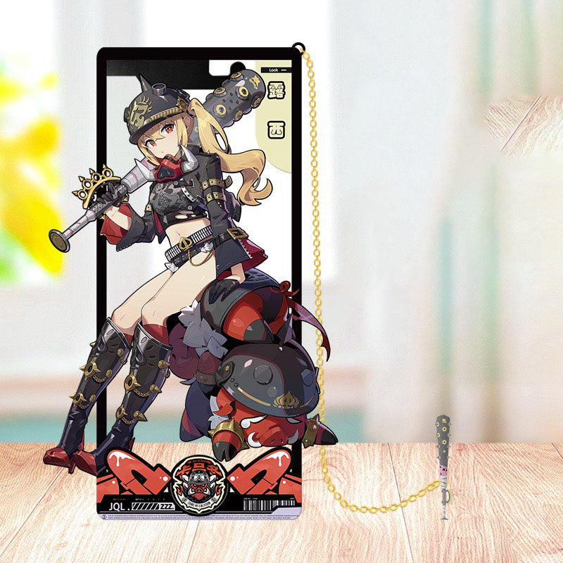 Zone Zero Brass Bookmarks Merch - Brass Character Collection with 3D Cosmic Display Box Merchandise for Fans - Zllada