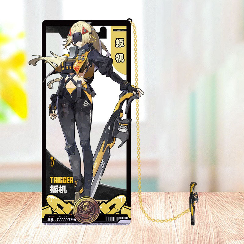 Zone Zero Brass Bookmarks Merch - Brass Character Collection with 3D Cosmic Display Box Merchandise for Fans - Zllada
