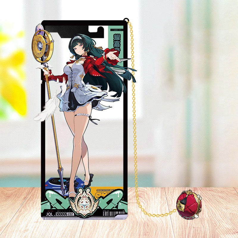 Zone Zero Brass Bookmarks Merch - Brass Character Collection with 3D Cosmic Display Box Merchandise for Fans - Zllada