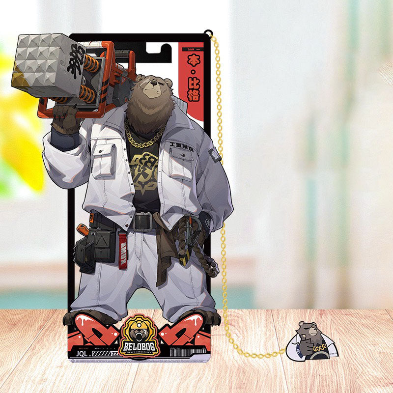 Zone Zero Brass Bookmarks Merch - Brass Character Collection with 3D Cosmic Display Box Merchandise for Fans - Zllada