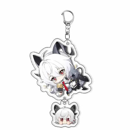 Galbrena Qiuyuan Chisa Lynae&nbsp Wuthering WuWa Waves Star-shaped button keychain Merch - 5cm Double-Sided Acrylic Keychain - High-Definition Printing