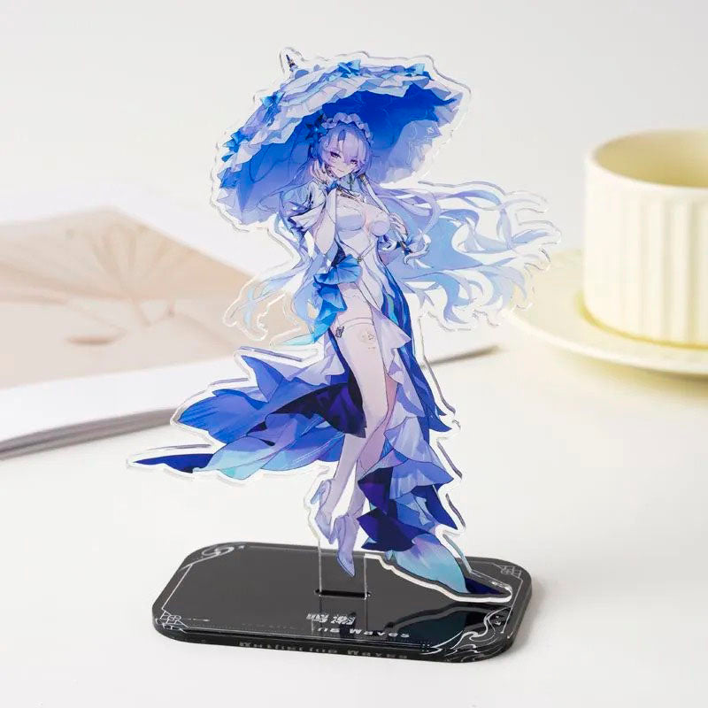 Carlotta Roccia Phoeb Wuthering WuWa Waves Acrylic Standee Merch - 15cm Acrylic Stand Figure for Desk Display - Desktop Decoration, Collection & Gift