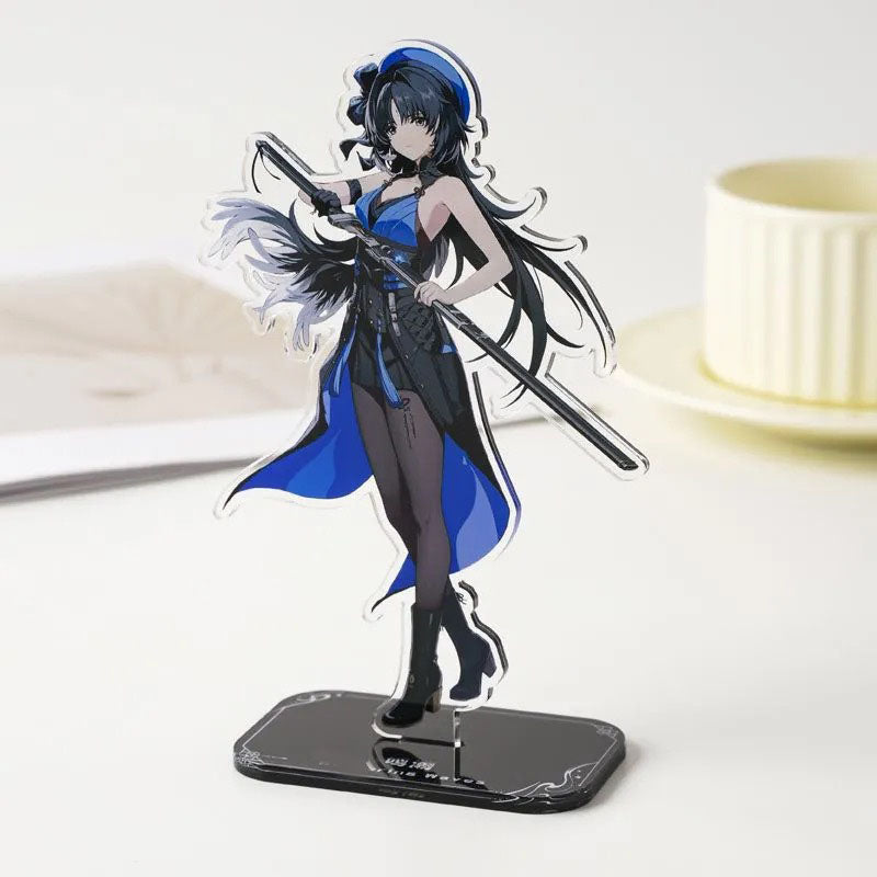 Carlotta Roccia Phoeb Wuthering WuWa Waves Acrylic Standee Merch - 15cm Acrylic Stand Figure for Desk Display - Desktop Decoration, Collection & Gift
