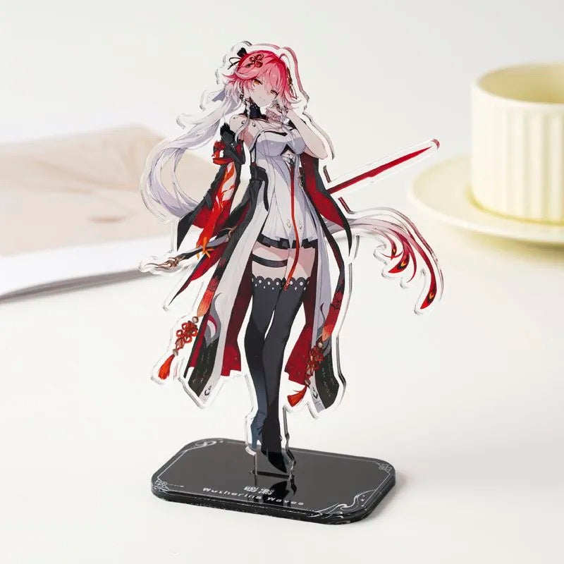 Carlotta Roccia Phoeb Wuthering WuWa Waves Acrylic Standee Merch - 15cm Acrylic Stand Figure for Desk Display - Desktop Decoration, Collection & Gift