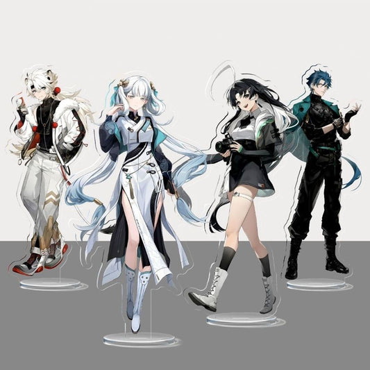 Jinhsi  Wuthering WuWa Waves Acrylic Standee Merch - 15cm Acrylic Stand Figure for Desk Display - Desktop Decoration, Collection & Gift