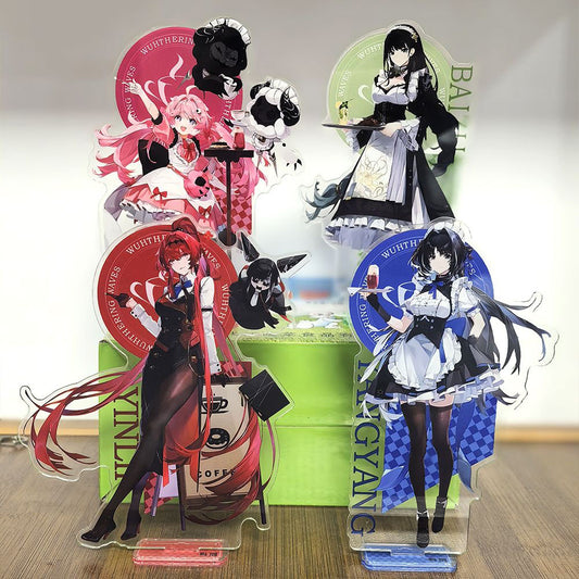 Encore Yinlin Wuthering WuWa Waves Acrylic Standee Merch - 15cm Acrylic Stand Figure for Desk Display - Desktop Decoration, Collection & Gift