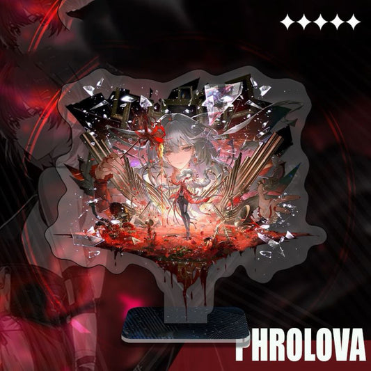 Phrolova Augusta Luno Wuthering WuWa Waves Acrylic Standee Merch - 15cm Acrylic Stand Figure for Desk Display - Desktop Decoration, Collection & Gift