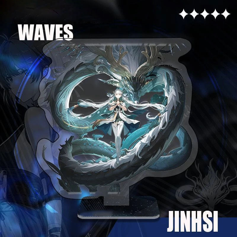 Phrolova Augusta Luno Wuthering WuWa Waves Acrylic Standee Merch - 15cm Acrylic Stand Figure for Desk Display - Desktop Decoration, Collection & Gift