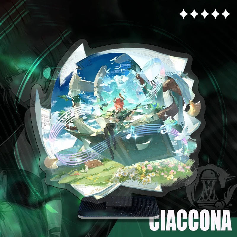 Phrolova Augusta Luno Wuthering WuWa Waves Acrylic Standee Merch - 15cm Acrylic Stand Figure for Desk Display - Desktop Decoration, Collection & Gift