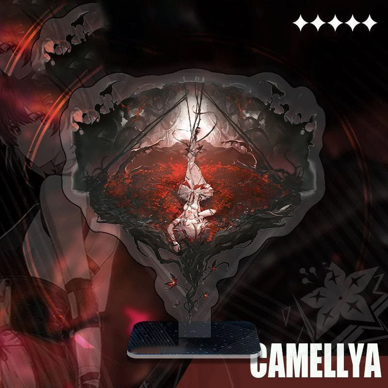 Phrolova Augusta Luno Wuthering WuWa Waves Acrylic Standee Merch - 15cm Acrylic Stand Figure for Desk Display - Desktop Decoration, Collection & Gift